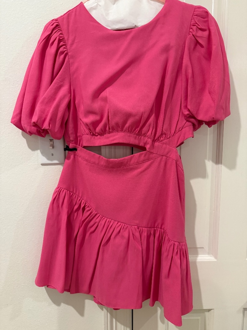Pink Cut out dress